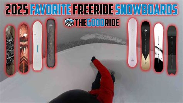 What is a freeride snowboard good for?