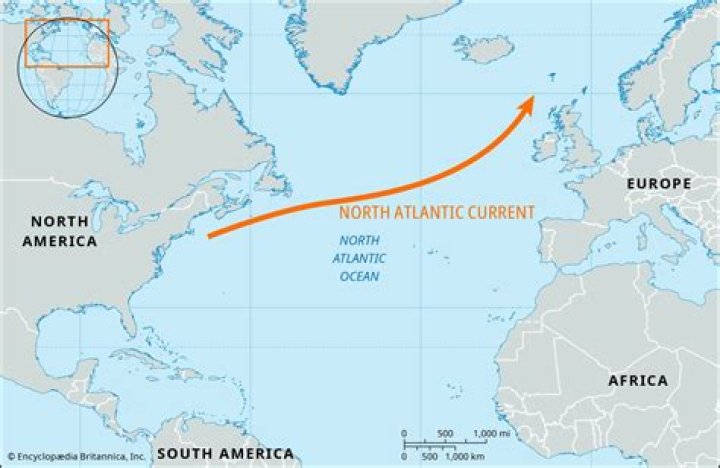 What is the Atlantic current called?